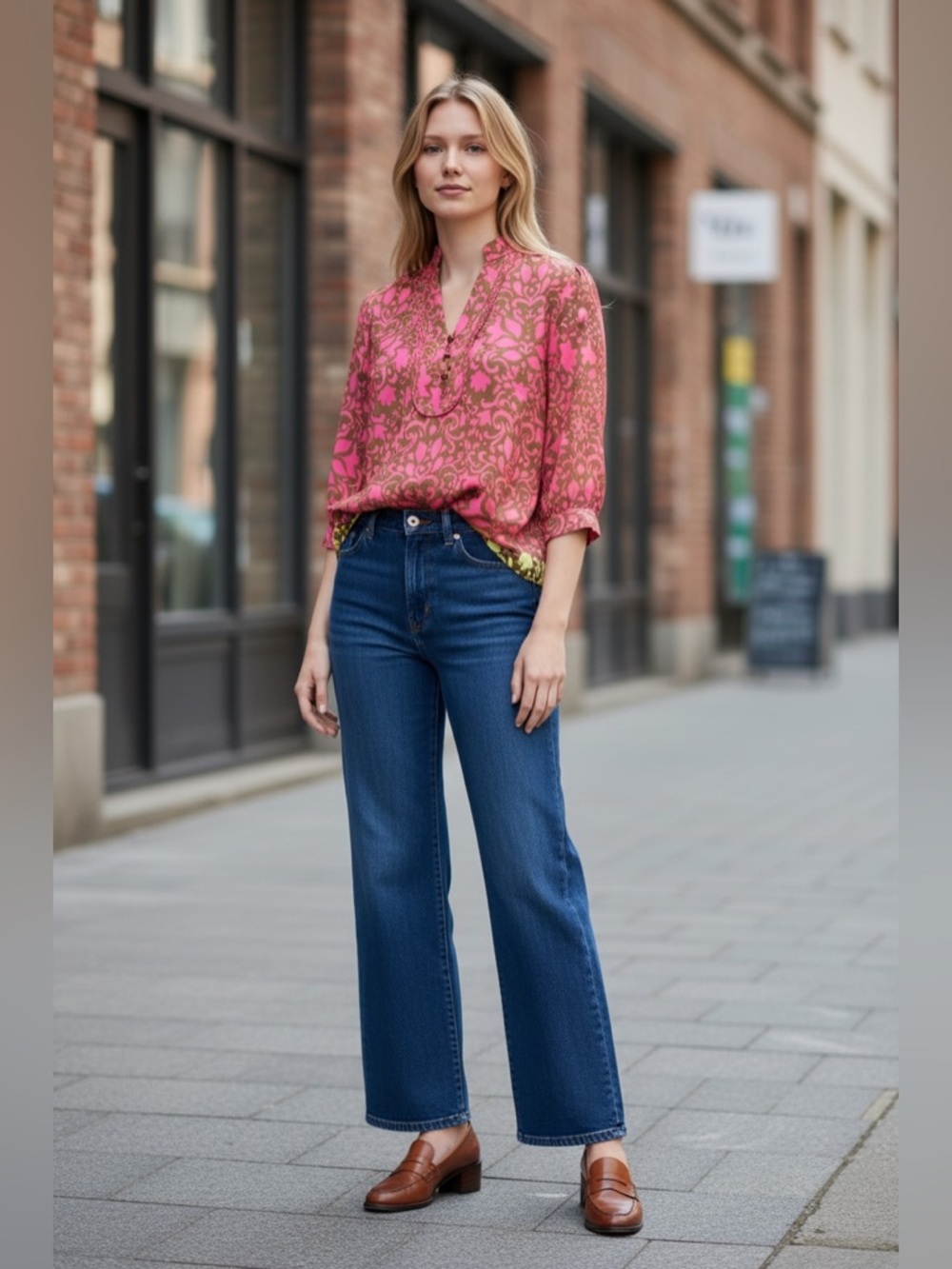 Banana Republic Bold Floral Blouse - Picture 2 of 14